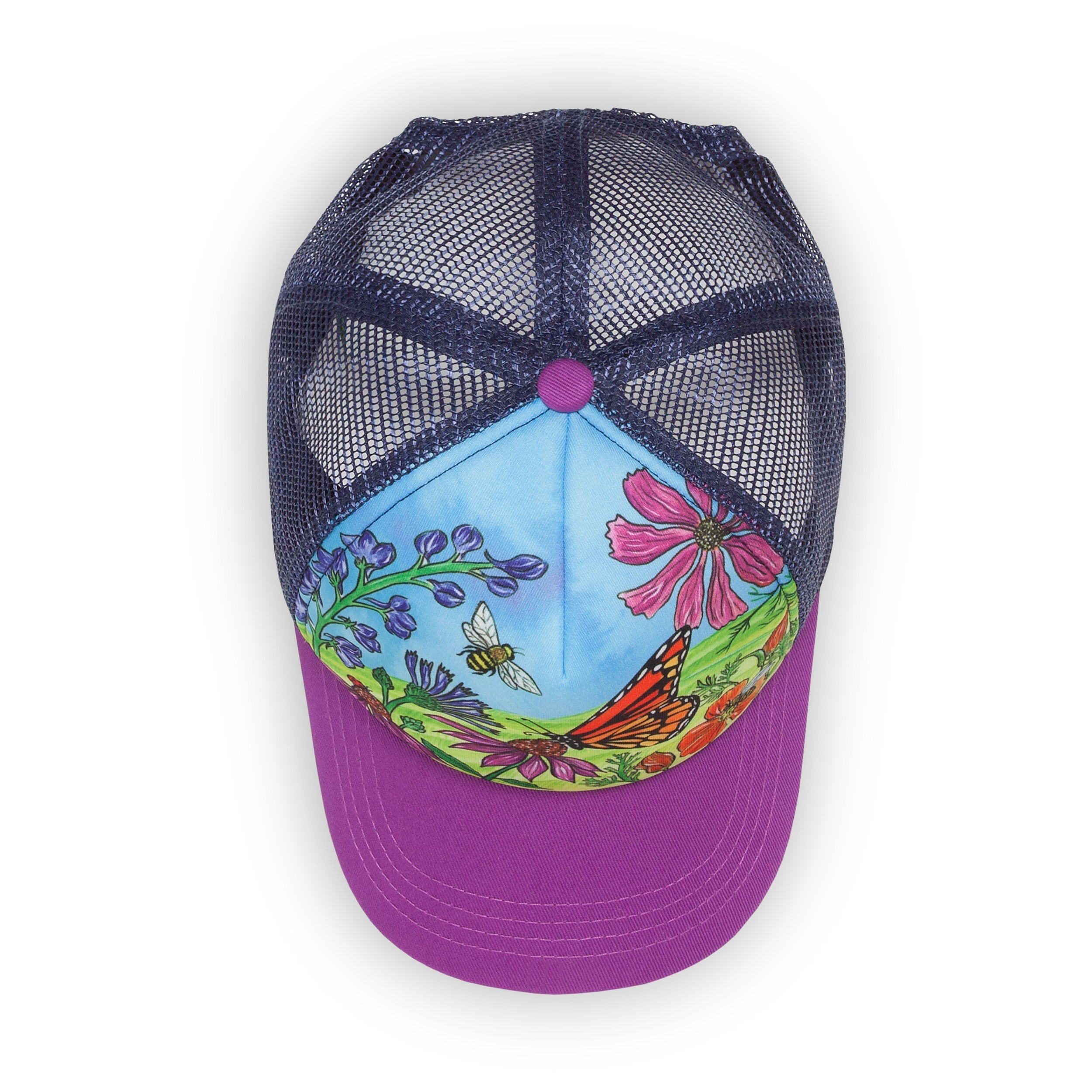 Kids' Butterfly and Bees Trucker J9 jv