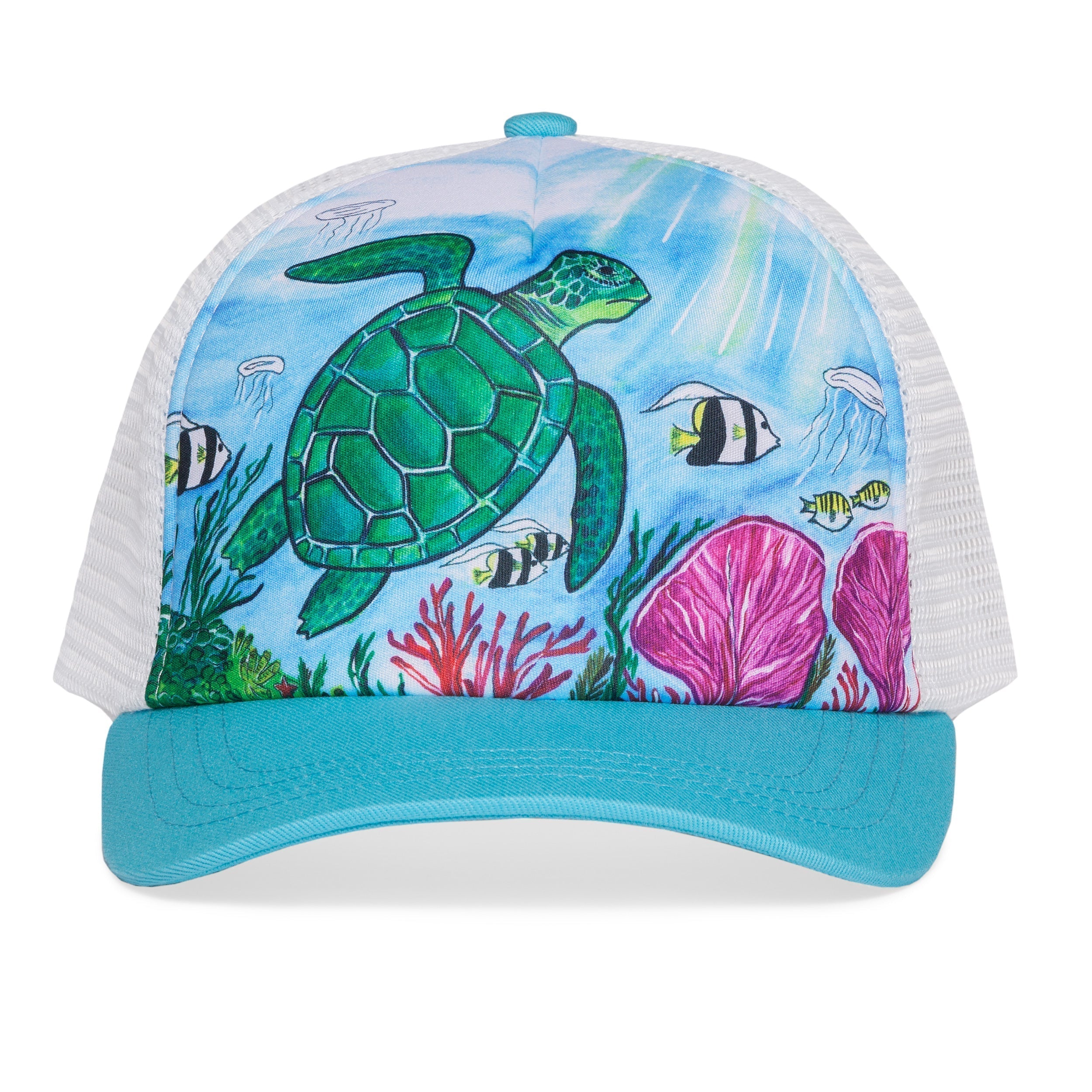 Kids' Sea Turtle Trucker - SALE V1 cO