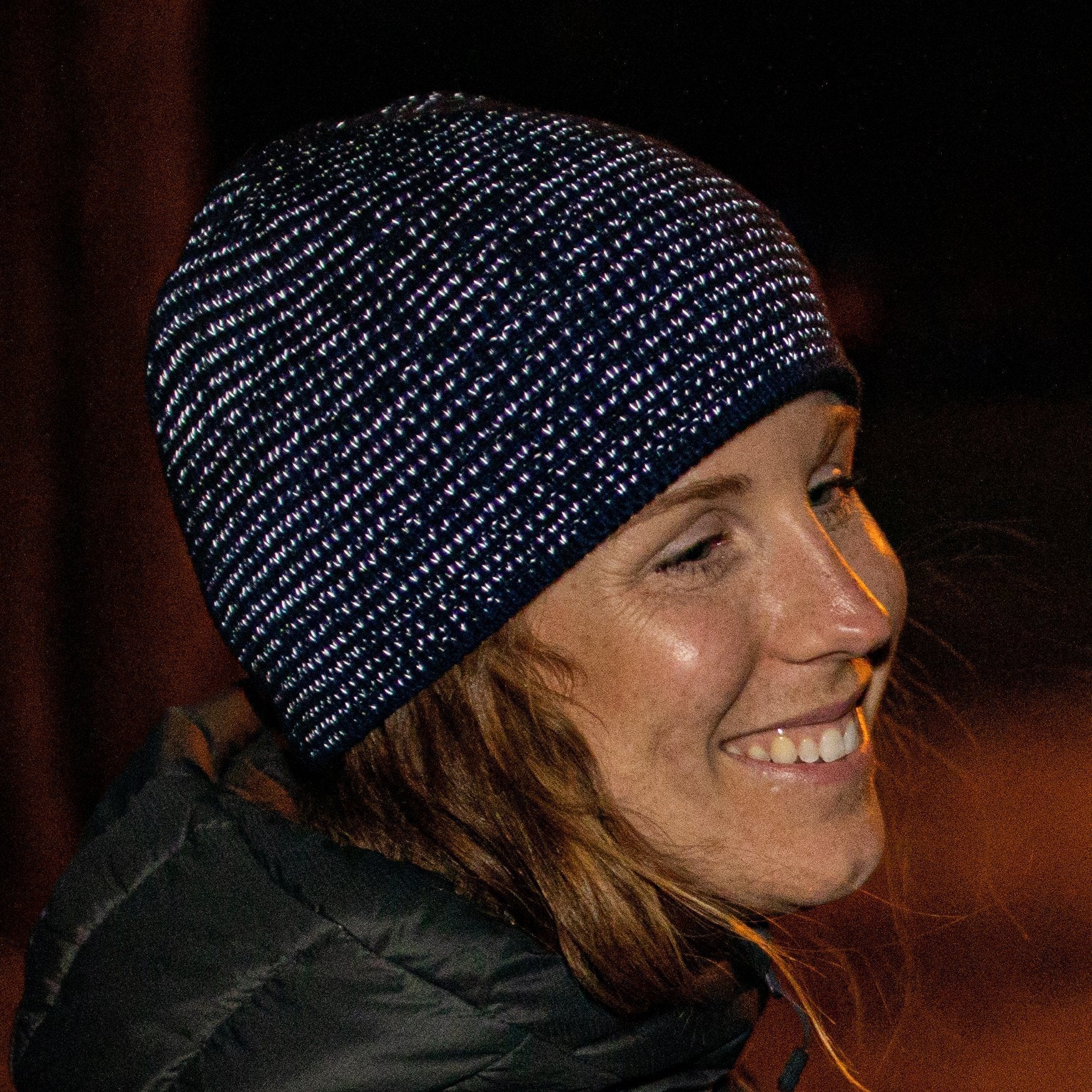 Nightfall Reflective Beanie Q0 bK